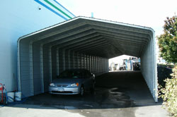 Autobody Shop - Classic Carport Enclosed