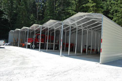 Classic Carport - Metro Vancouver Fleet Shelter